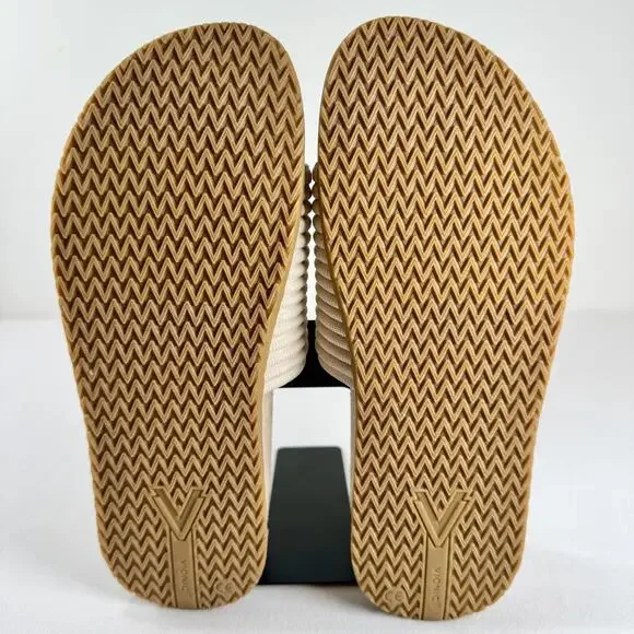 NEW Vionic Cream Evie Knit Slide Sandals - 9 - Picture 7 of 7